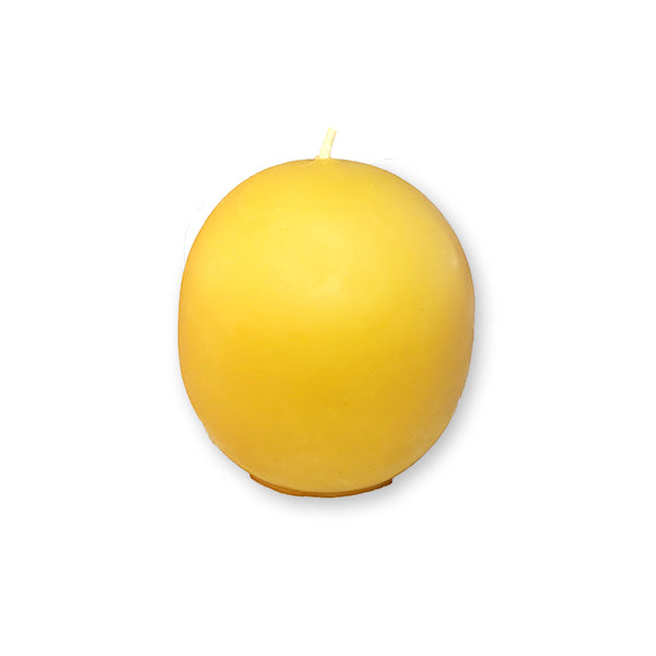 Beeswax Egg-shaped candle
