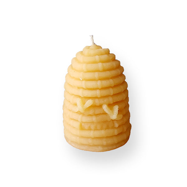 Beeswax Beehive shaped candle