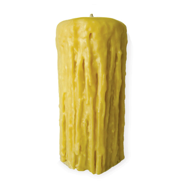 Beeswax Hand Dripped Large Candle