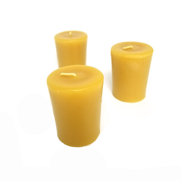 Pure beeswax votive candles